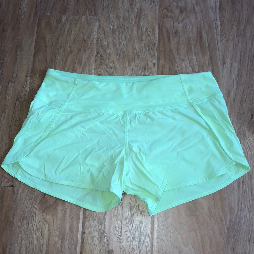 Lulu lemon running shorts size 8